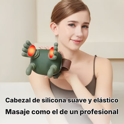 Cabezal de silicona suave y elástico del masajeador NeckCalm
